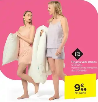 Carrefour Pyjama voor dames aanbieding