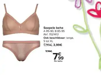 Carrefour Soepele beha aanbieding