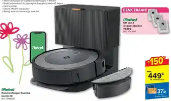 Carrefour iRobot Robotstofzuiger Roomba Combi 15+ aanbieding