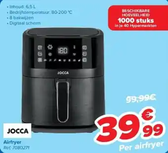 Carrefour JOCCA Airfryer aanbieding