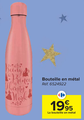 Bouteille en metal