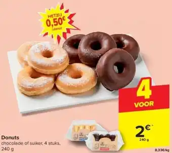 Carrefour Donuts 240g aanbieding