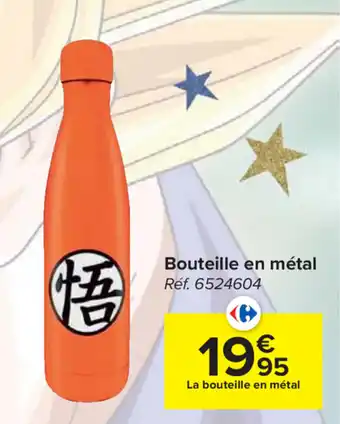 Carrefour Bouteille en metal aanbieding