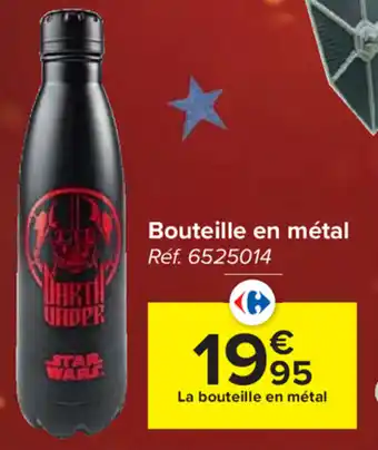 Carrefour Star Wars Bouteille en metal aanbieding