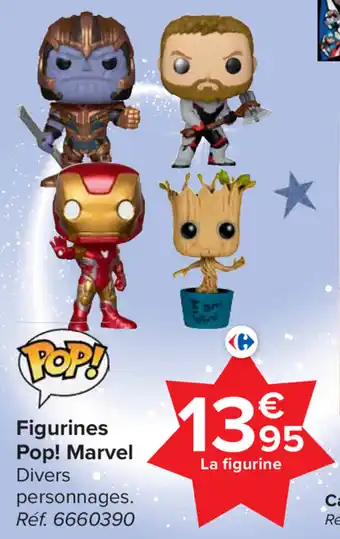 Carrefour Marvel Pop! Figurines aanbieding