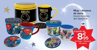 Mug + dessous