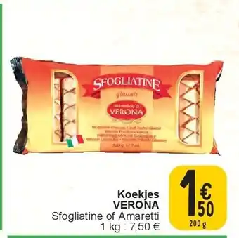 Cora Koekjes VERONA aanbieding