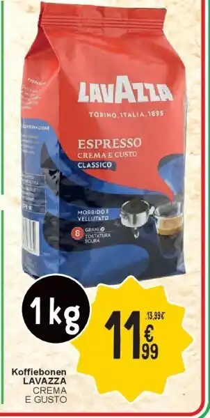 Cora Koffiebonen LAVAZZA aanbieding