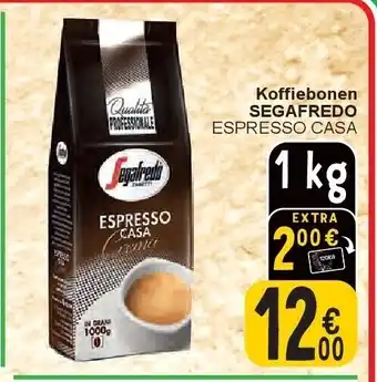 Cora Koffiebonen SEGAFREDO aanbieding