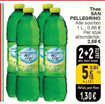 Cora Thee SAN PELLEGRINO aanbieding