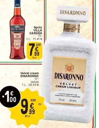 Cora Velvet cream DISARONNO aanbieding