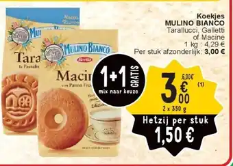 Cora Koekjes MULINO BIANCO aanbieding