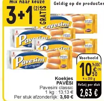 Cora Koekjes PAVESI aanbieding