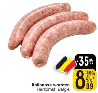 Cora Italiaanse worsten aanbieding