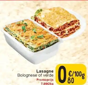 Cora Lasagne aanbieding