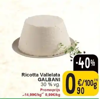 Cora Ricotta Vallelata GALBANI aanbieding