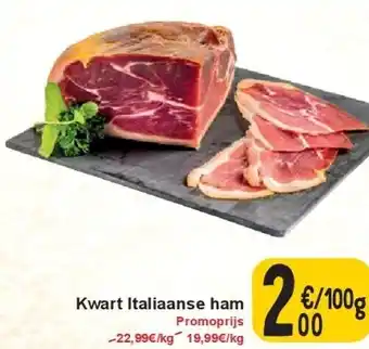 Cora Kwart Italiaanse ham aanbieding