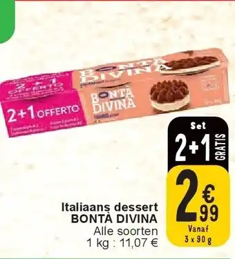 Cora Italiaans dessert BONTÀ DIVINA aanbieding