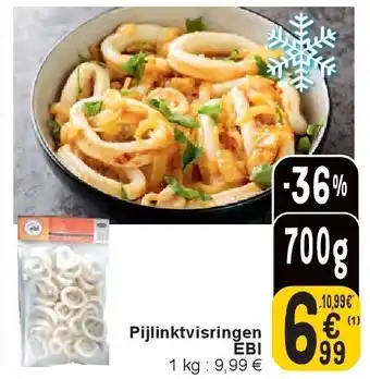 Cora Pijlinktvisringen EBI aanbieding