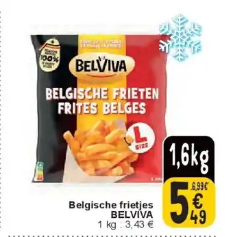 Cora Belgische frietjes BELVIVA aanbieding