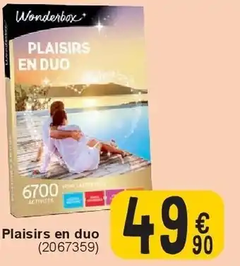 Cora Plaisirs en duo aanbieding