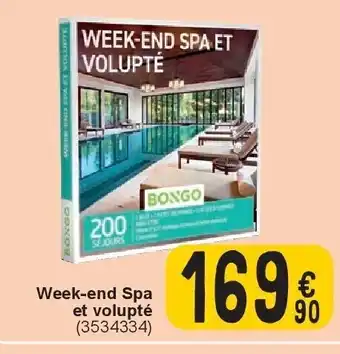 Cora Week-end Spa et volupté aanbieding