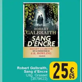 Cora Robert Galbraith, Sang d’Encre aanbieding