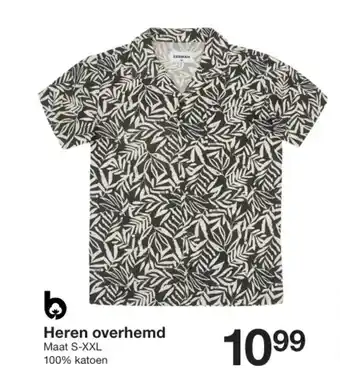 Zeeman Heren overhemd Maat S XXL aanbieding