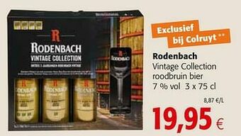 Colruyt Rodenbach vintage collection roodbruin bier aanbieding