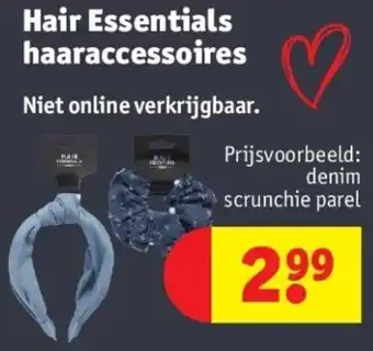 Kruidvat Hair Essentials haaraccessoires aanbieding