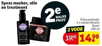 Kruidvat Syoss Masker, Olie en Treatment aanbieding