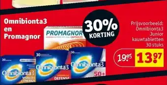 Kruidvat Omnibionta3 en Promagnor aanbieding