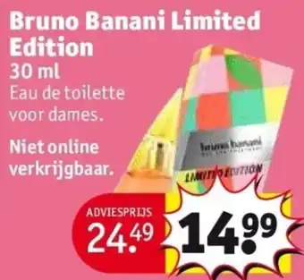 Kruidvat Bruno Banani Limited Edition 30mL aanbieding