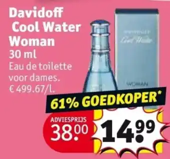 Kruidvat Davidoff Cool Water Woman 30mL aanbieding