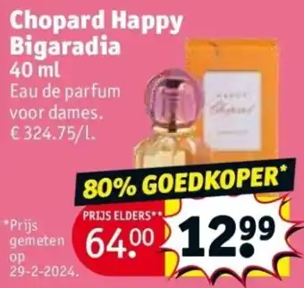 Kruidvat Chopard Happy Bigaradia 40mL aanbieding