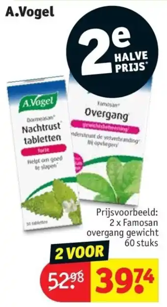 Kruidvat A. Vogel 2 voor aanbieding