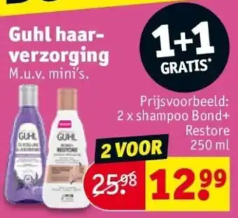 Kruidvat Guhl haarverzorging aanbieding