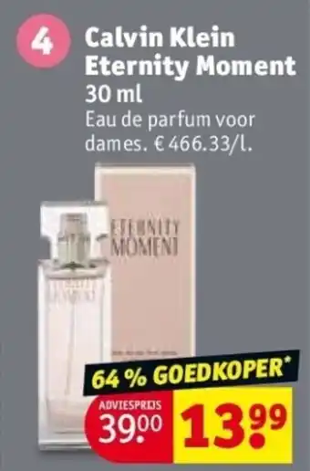 Kruidvat Calvin Klein Eternity Moment 30mL aanbieding