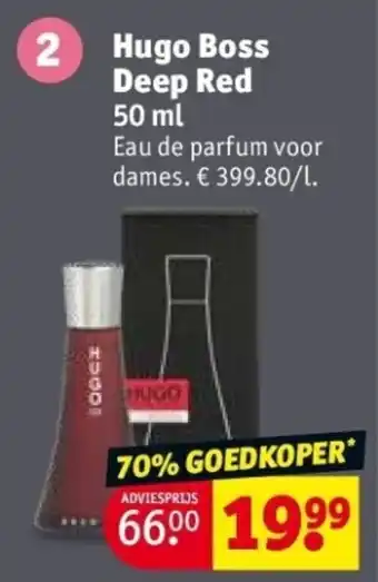 Kruidvat Hugo Boss Deep Red 50 mL aanbieding