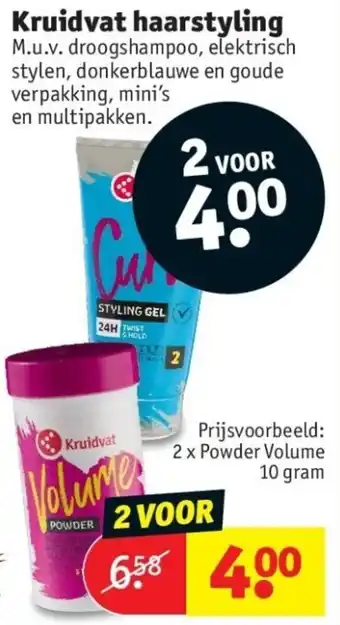 Kruidvat Haarstyling aanbieding