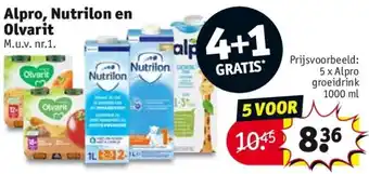 Kruidvat Alpro, Nutrilon en Olvarit aanbieding