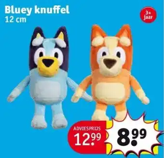 Kruidvat Bluey knuffel 12 cm aanbieding