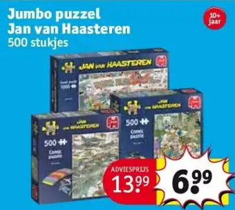 Kruidvat Jumbo puzzel Jan van Haasteren 500 stukjes aanbieding