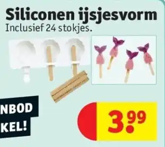 Kruidvat Siliconen ijsjesvorm aanbieding