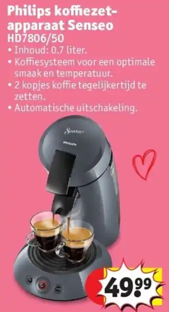 Kruidvat Philips Koffiezetapparaat Senseo aanbieding