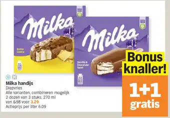 Albert Heijn Milka handijs aanbieding