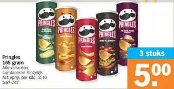 Albert Heijn Pringles 165 gram aanbieding