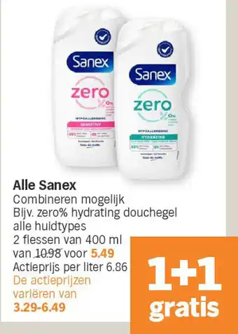 Albert Heijn Alle Sanex aanbieding