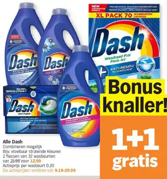 Albert Heijn Alle Dash aanbieding