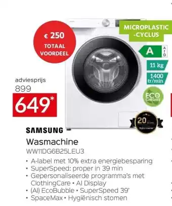Selexion Wasmachine WW11DG6B25LEU3 aanbieding